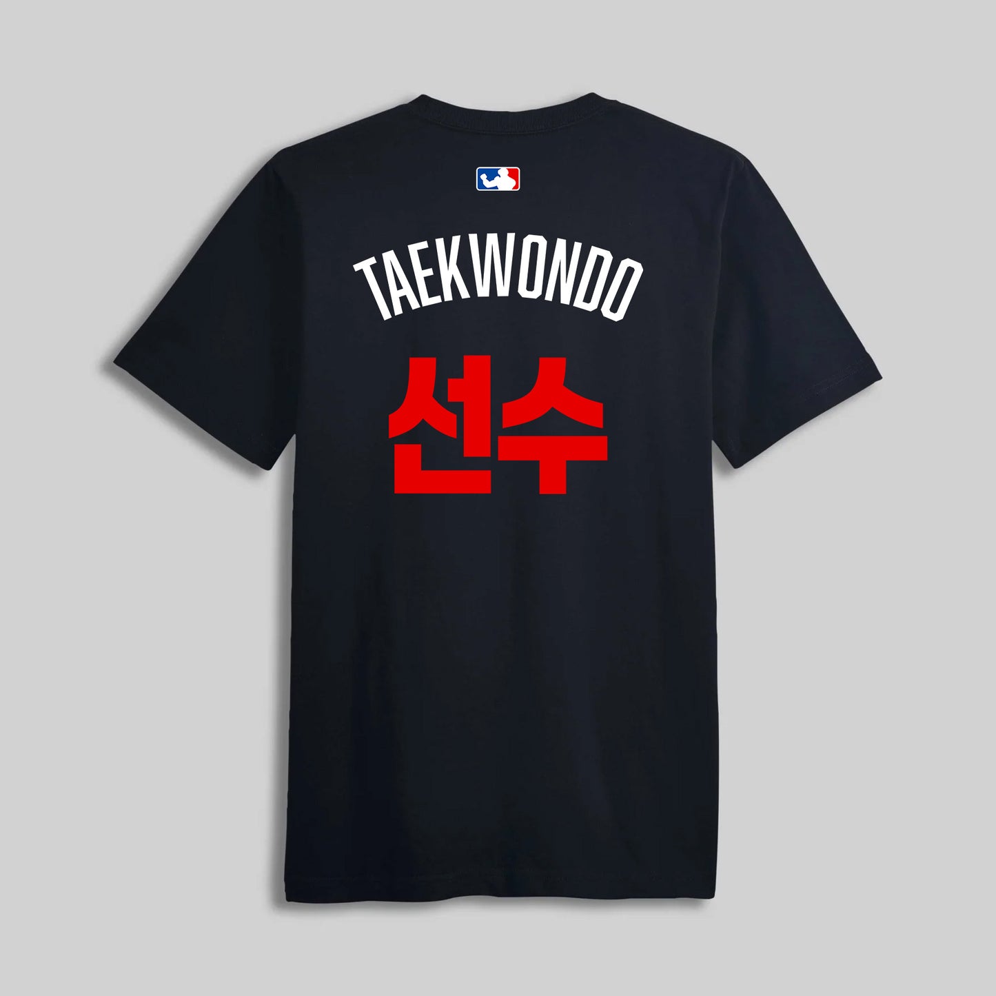 Taekwondo Player Sparring Tee - Black